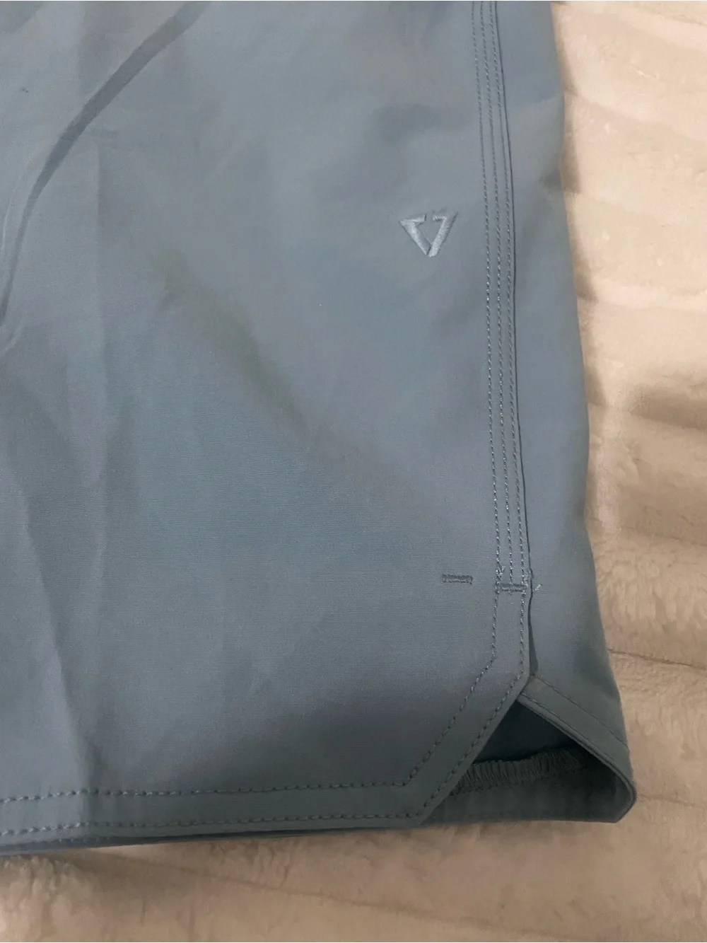 Vissla Pale Blue Elastic-Waist Swim Shorts